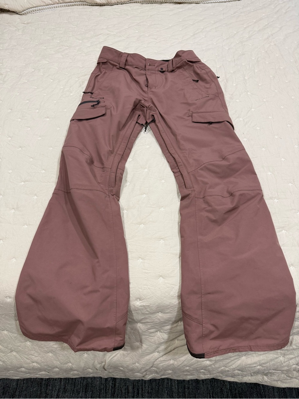Volcom Women's Snow/Pants Jumpsuit in Mauve Rose